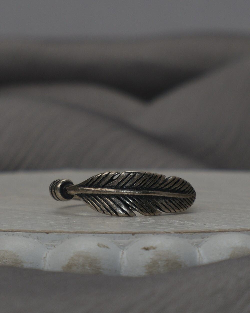 Retired James Avery 925 Delicate Feather Ring 2G / Sz 5.5